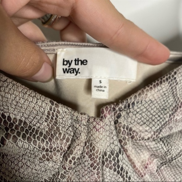 By The Way. Kelsie Python Bustier Dress - Picture 7 of 7